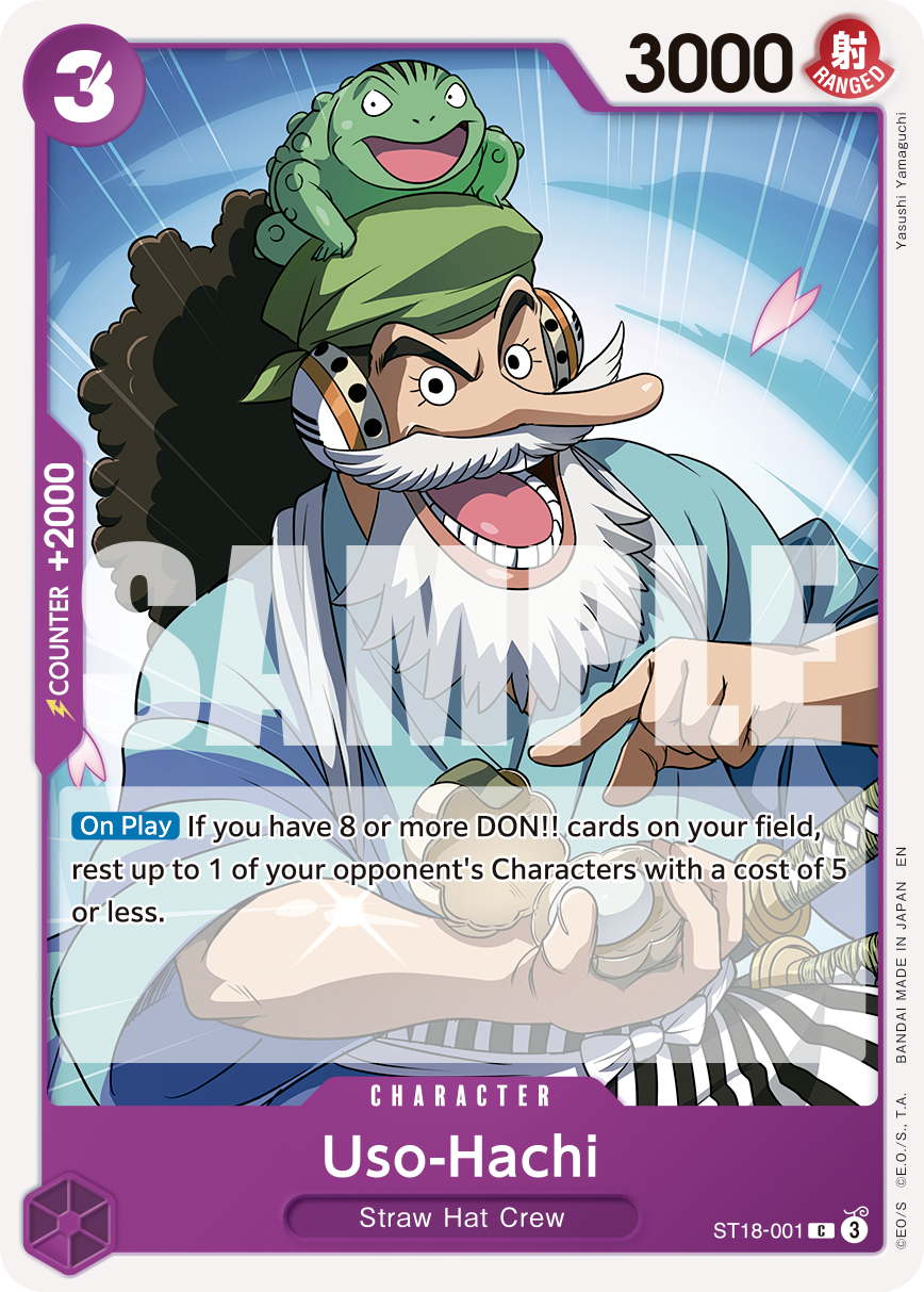 Uso-Hachi - ST18-001 - ONE PIECE CARD THE BEST vol.2
