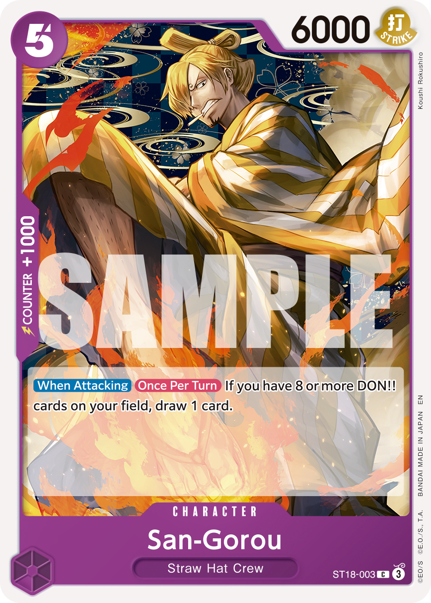 San-Gorou - ST18-003 - ONE PIECE CARD THE BEST vol.2
