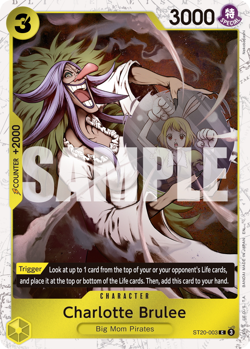 Charlotte Brulee (Pirate Foil) - ST20-003 - ONE PIECE CARD THE BEST vol.2