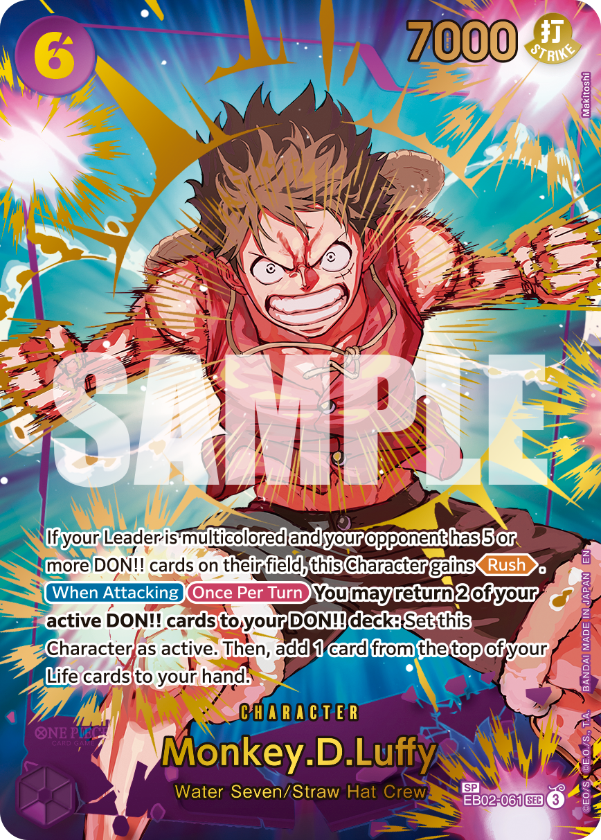 Monkey.D.Luffy (SP) - EB02-061 - ONE PIECE CARD THE BEST vol.2