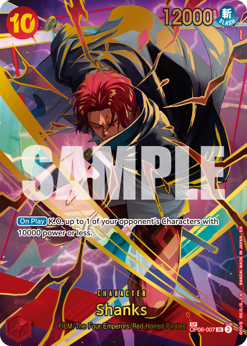 Shanks (SP) - OP06-007 - ONE PIECE CARD THE BEST vol.2