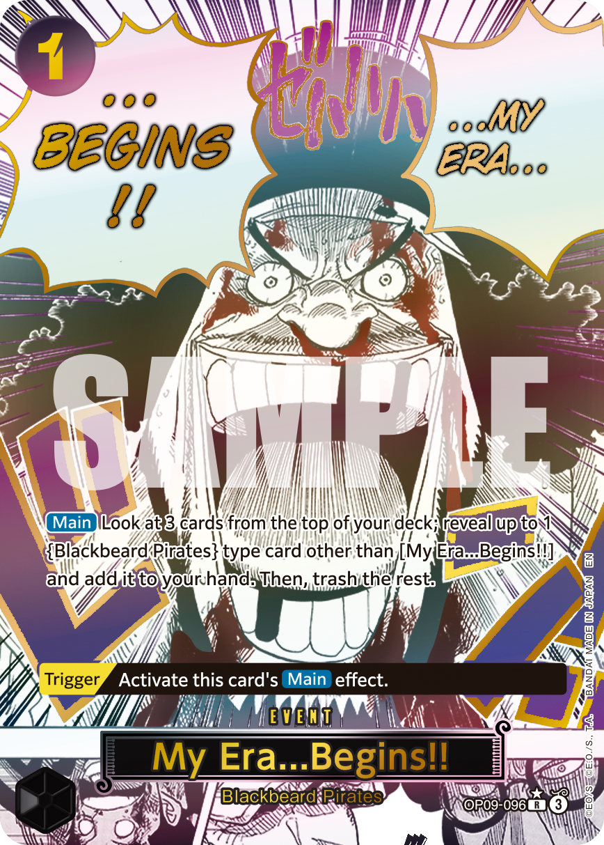 My Era...Begins!! (SP) - OP09-096 - ONE PIECE CARD THE BEST vol.2