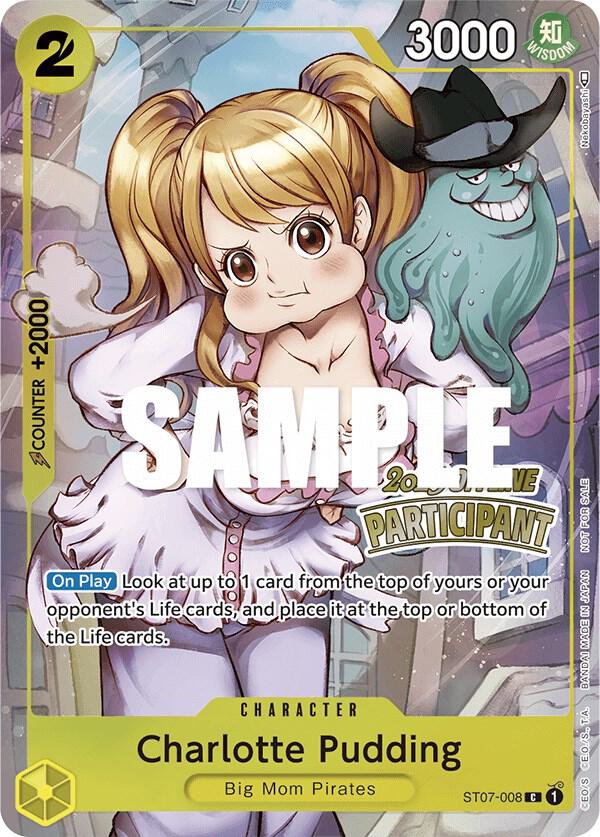 Charlotte Pudding (Offline Regional 2023, Participant) - ST07-008 - One Piece Promotion Cards