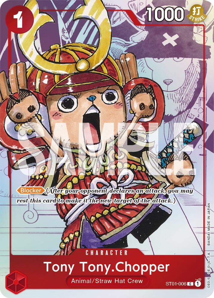 Tony Tony.Chopper (Alternate Art) - ST01-006 - One Piece Promotion Cards