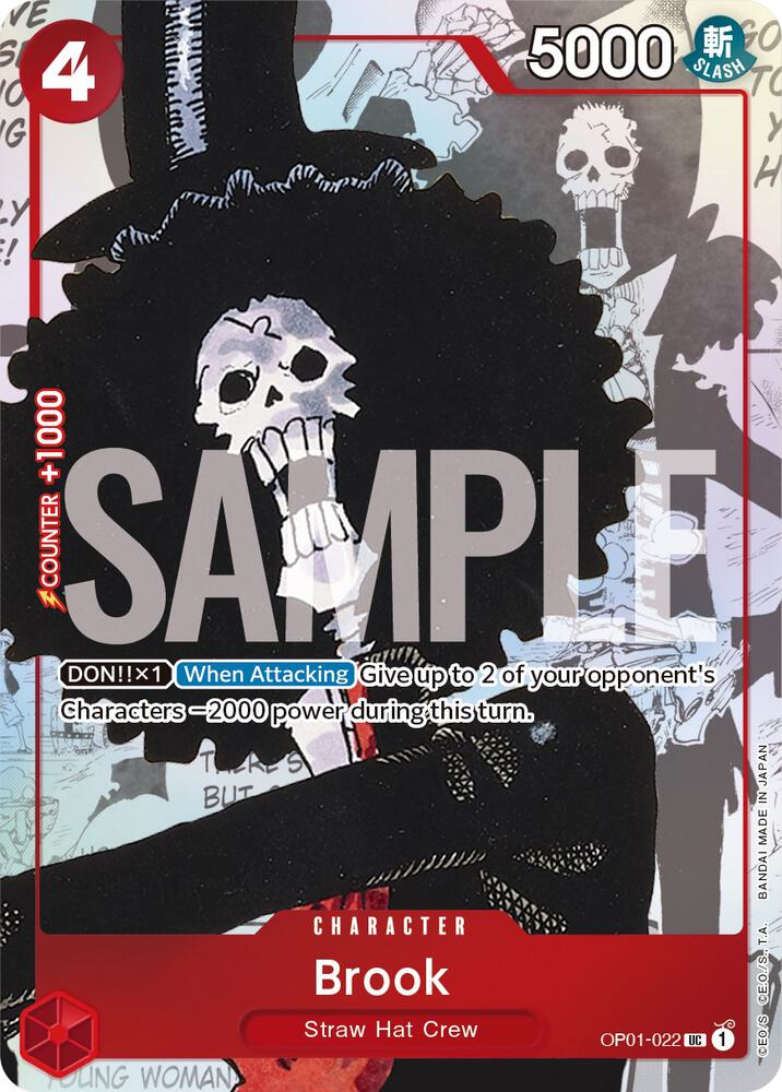Brook (Alternate Art) - OP01-022 - One Piece Promotion Cards