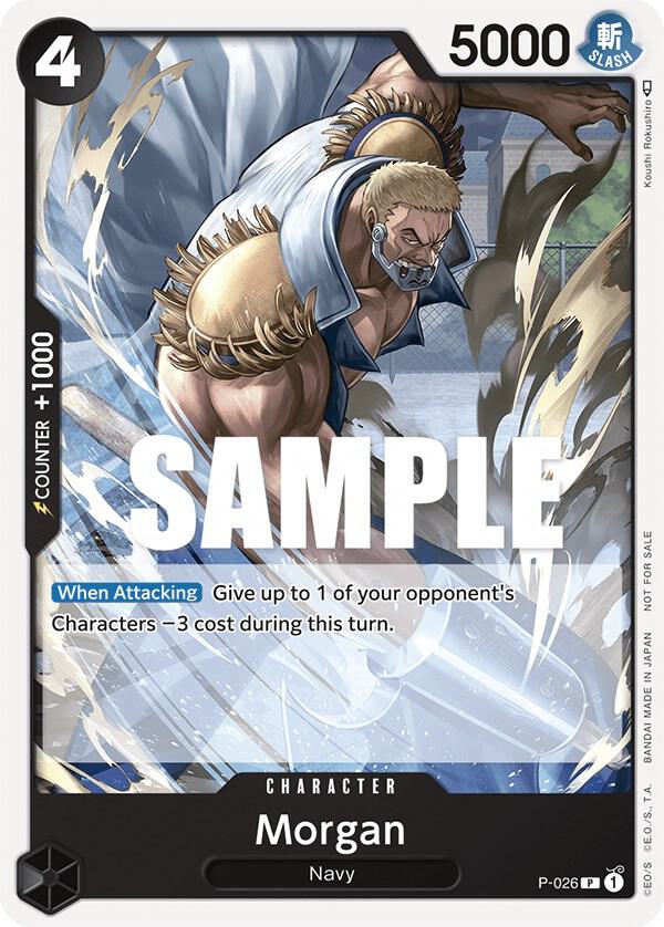 Morgan (Pirates Party Vol. 2) - P-026 - One Piece Promotion Cards