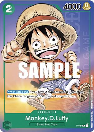 Monkey.D.Luffy (Anime Expo 2023) - P-037 - One Piece Promotion Cards