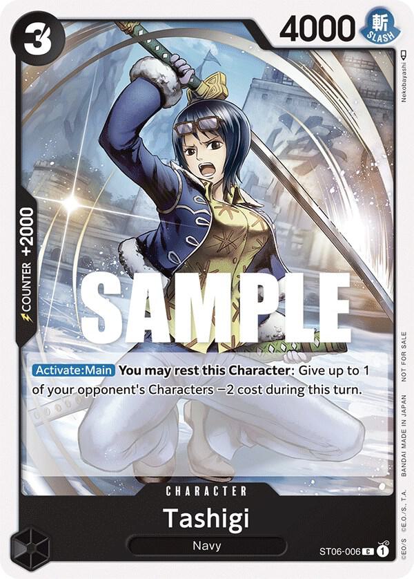 Tashigi (Tournament Pack Vol. 4) - ST06-006 - One Piece Promotion Cards