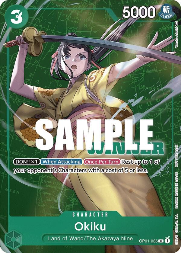Okiku (Winner Pack Vol. 4) - OP01-035 - One Piece Promotion Cards