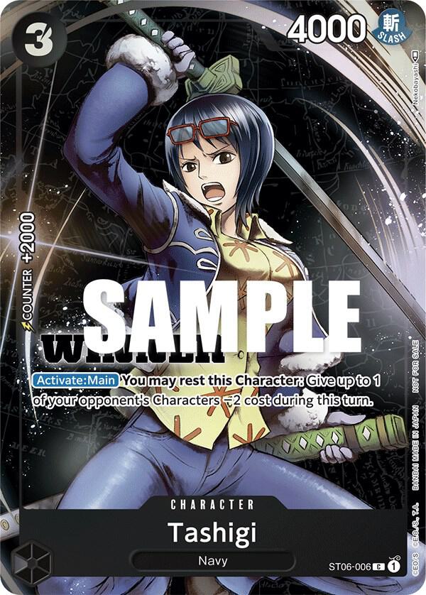 Tashigi (Winner Pack Vol. 4) - ST06-006 - One Piece Promotion Cards