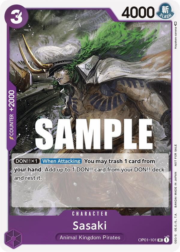 Sasaki (Event Pack Vol. 2) - OP01-101 - One Piece Promotion Cards