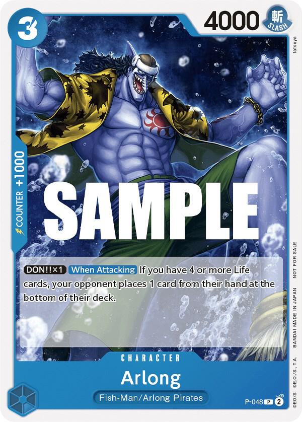 Arlong (Sealed Battle Kit Vol. 1) - P-048 - One Piece Promotion Cards