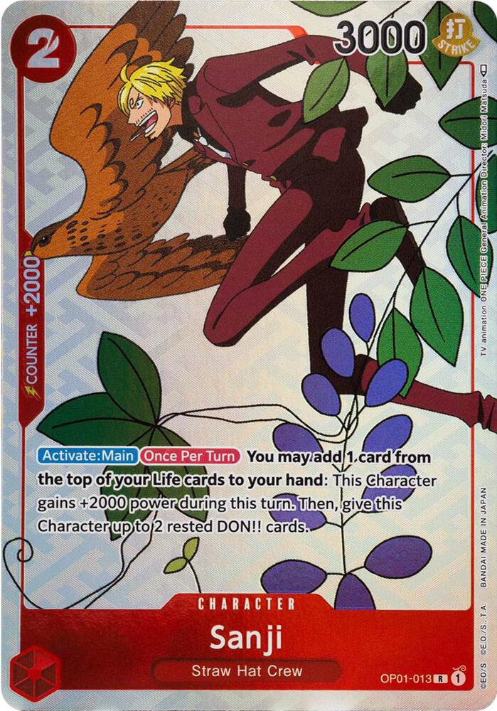 Sanji (Gift Collection 2023) - OP01-013 - One Piece Promotion Cards