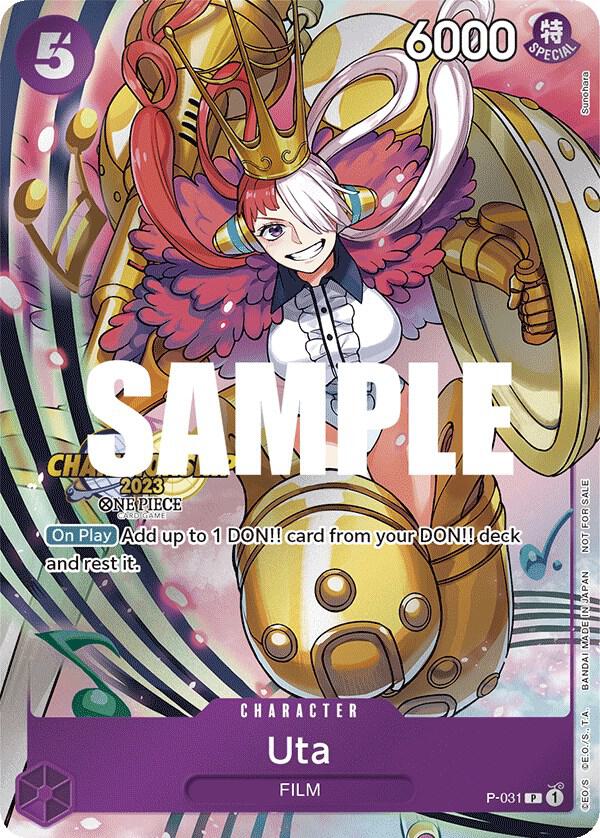 Uta (CS 2023 Event Pack) - P-031 - One Piece Promotion Cards