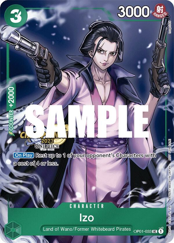 Izo (CS 2023 Celebration Pack) - OP01-033 - One Piece Promotion Cards