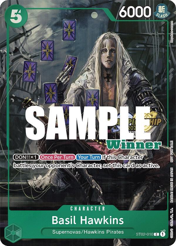 Basil Hawkins (CS 2023 Top Players Pack, Winner) - ST02-010 - One Piece Promotion Cards