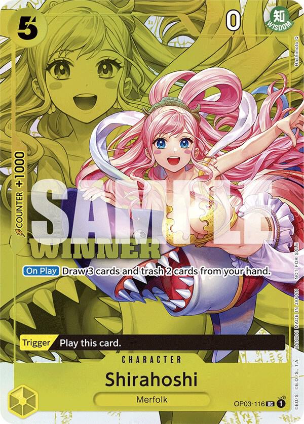 Shirahoshi (Winner Pack Vol. 6) - OP03-116 - One Piece Promotion Cards