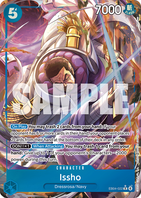 Issho (Alternate Art) - EB04-022 - THE AZURE SEA’S SEVEN