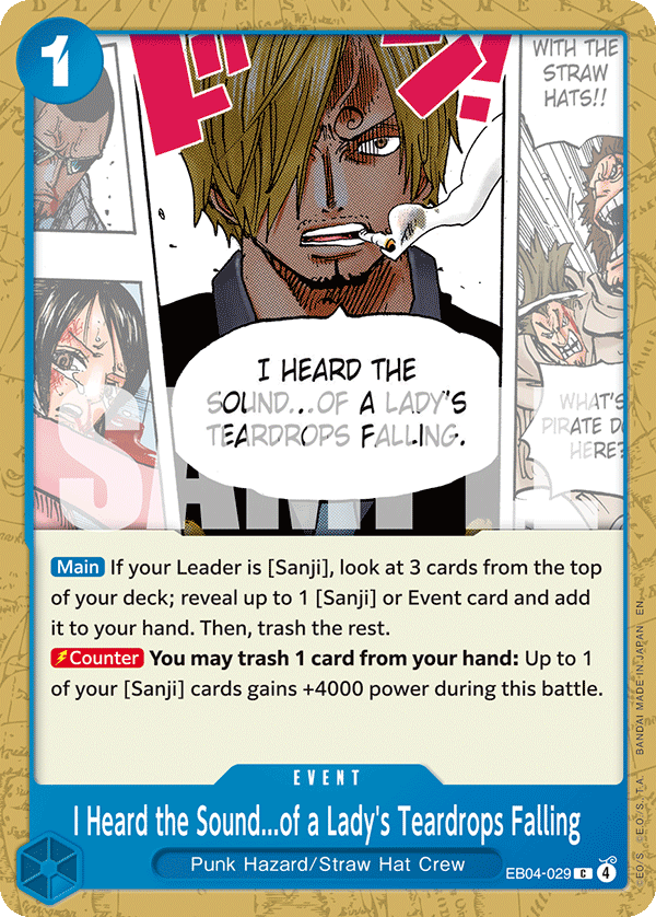 I Heard the Sound...of a Lady's Teardrops Falling - EB04-029 - THE AZURE SEA’S SEVEN