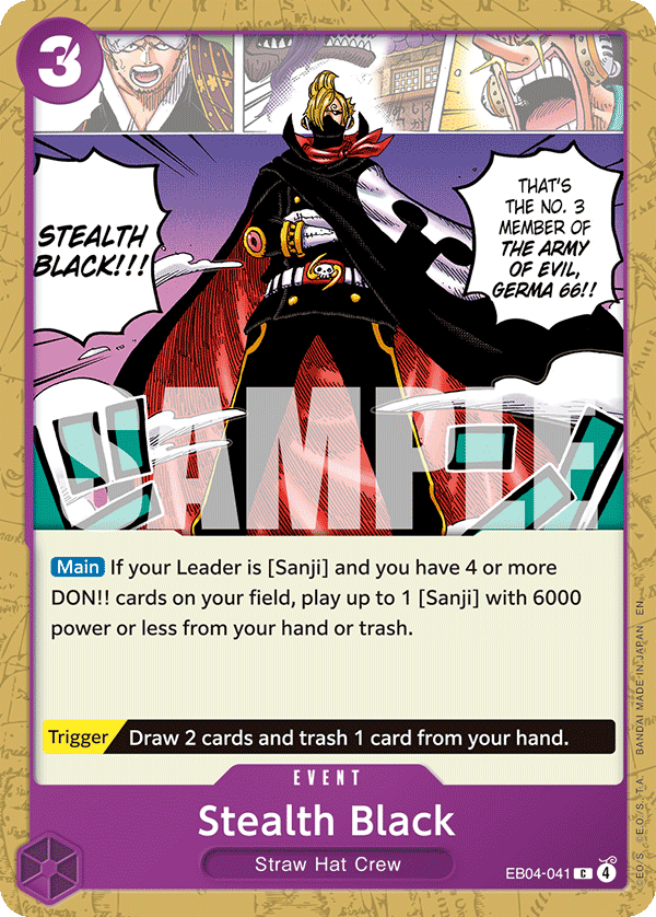 Stealth Black - EB04-041 - THE AZURE SEA’S SEVEN