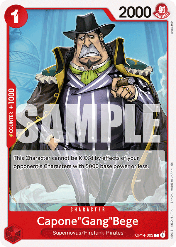 Capone"Gang"Bege - OP14-003 - THE AZURE SEA’S SEVEN