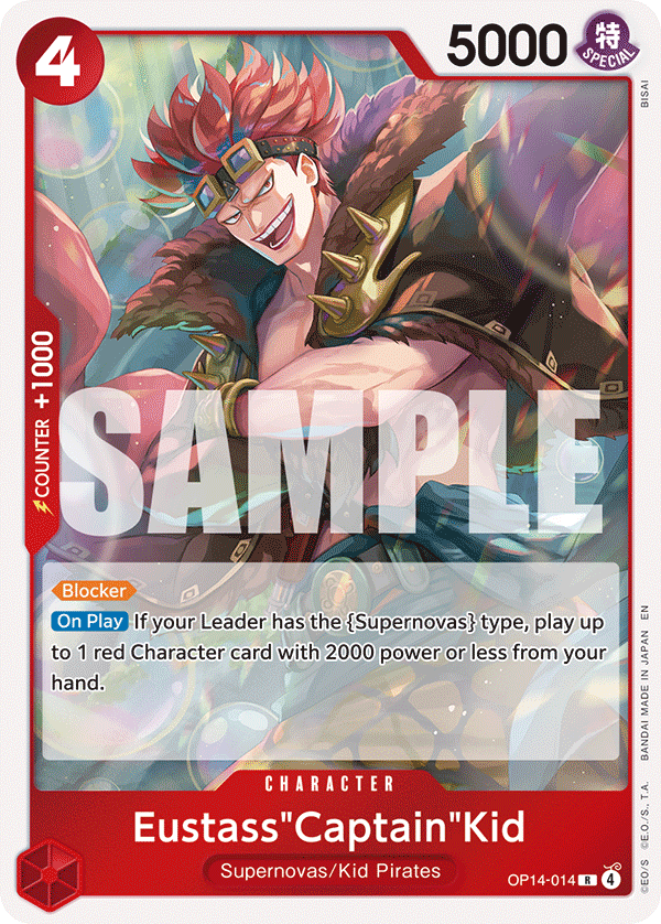 Eustass"Captain"Kid - OP14-014 - THE AZURE SEA’S SEVEN