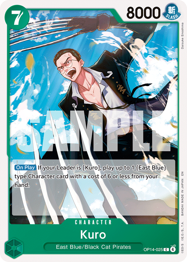 Kuro - OP14-025 - THE AZURE SEA’S SEVEN