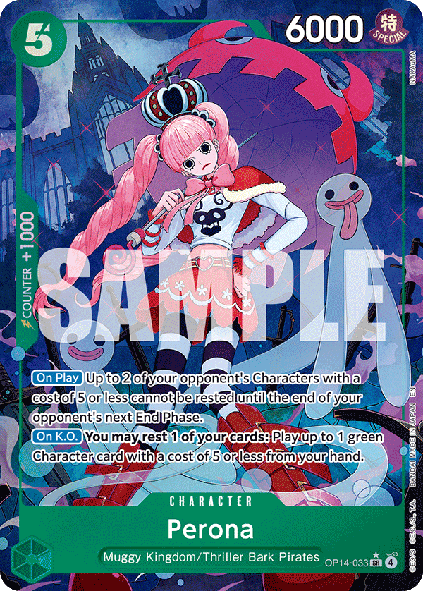 Perona (Alternate Art) - OP14-033 - THE AZURE SEA’S SEVEN
