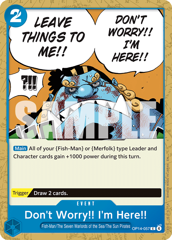 Don't Worry!! I'm Here!! - OP14-057 - THE AZURE SEA’S SEVEN