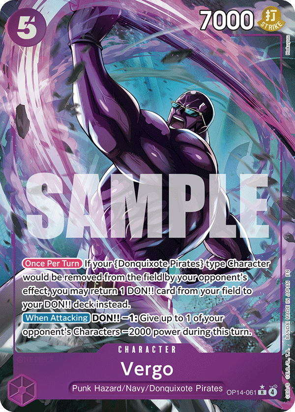 Vergo (Alternate Art) - OP14-061 - THE AZURE SEA’S SEVEN