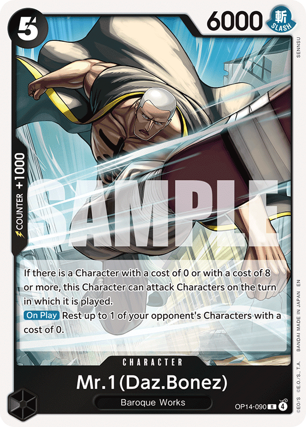 Mr.1(Daz.Bonez) - OP14-090 - THE AZURE SEA’S SEVEN