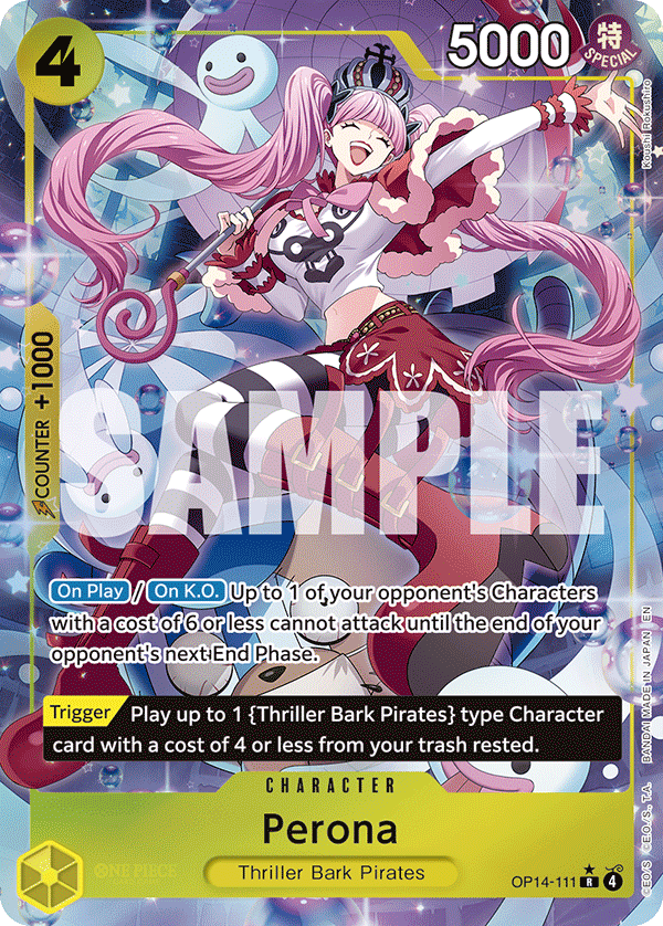 Perona (Alternate Art) - OP14-111 - THE AZURE SEA’S SEVEN