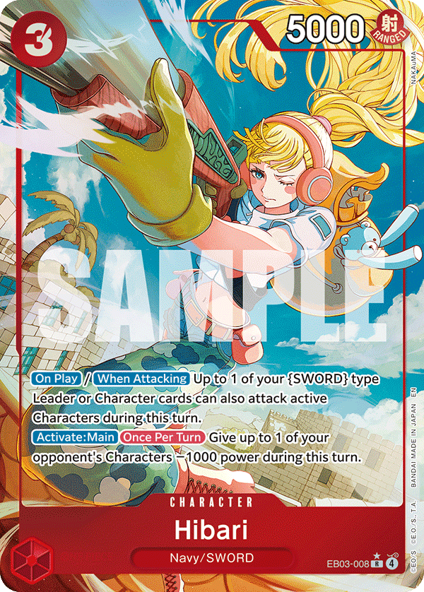 Hibari (Alternate Art) - EB03-008 - ONE PIECE HEROINES EDITION