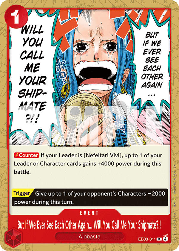 But If We Ever See Each Other Again... Will You Call Me Your Shipmate?!! - EB03-011 - ONE PIECE HEROINES EDITION