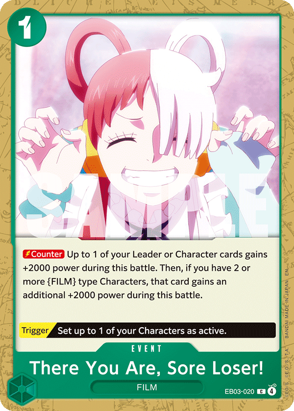 There You Are, Sore Loser! - EB03-020 - ONE PIECE HEROINES EDITION