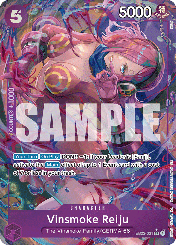 Vinsmoke Reiju (Alternate Art) - EB03-031 - ONE PIECE HEROINES EDITION