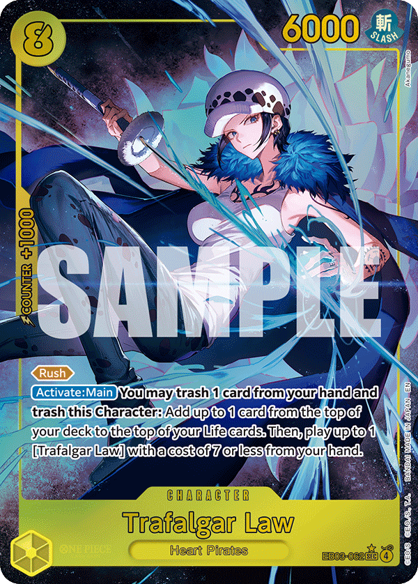 Trafalgar Law (Alternate Art) - EB03-062 - ONE PIECE HEROINES EDITION