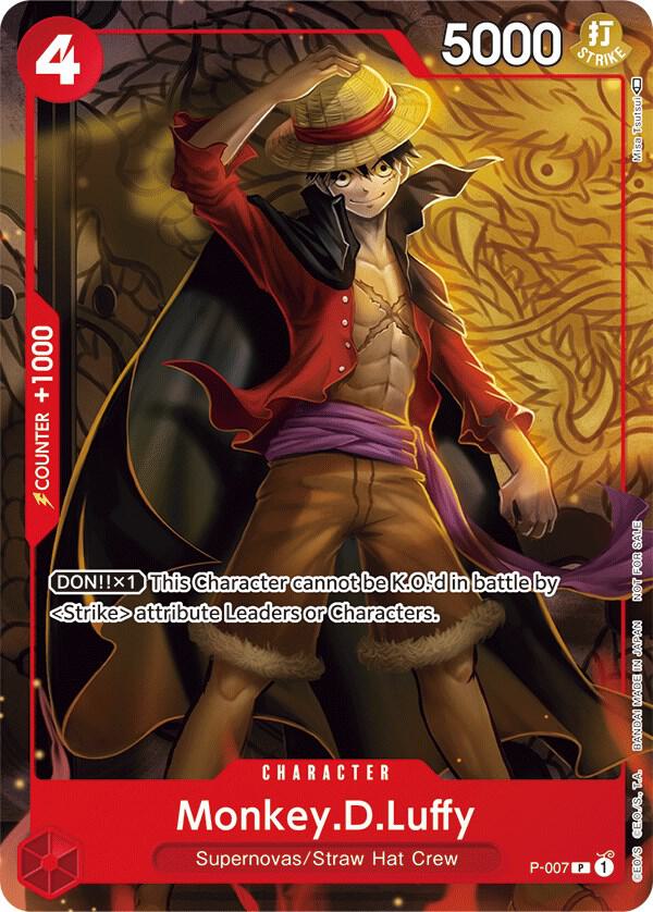 Monkey.D.Luffy (Tournament Pack Vol. 1) - P-007 - One Piece Promotion Cards