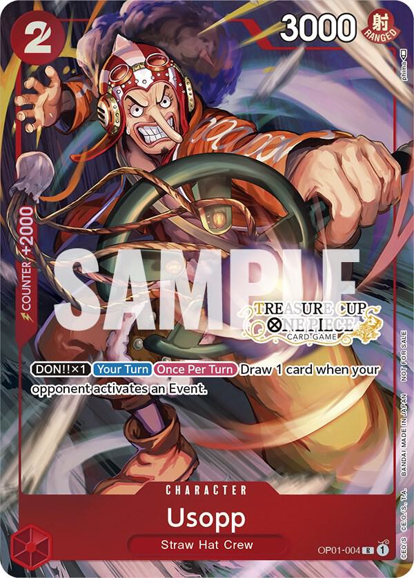 Usopp (Treasure Cup) - OP01-004 - One Piece Promotion Cards