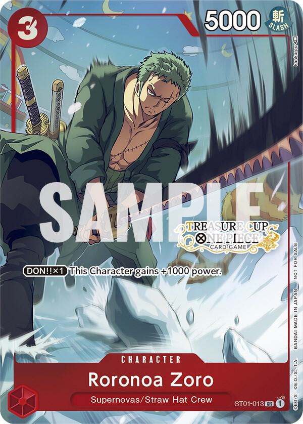 Roronoa Zoro (Treasure Cup) - ST01-013 - One Piece Promotion Cards