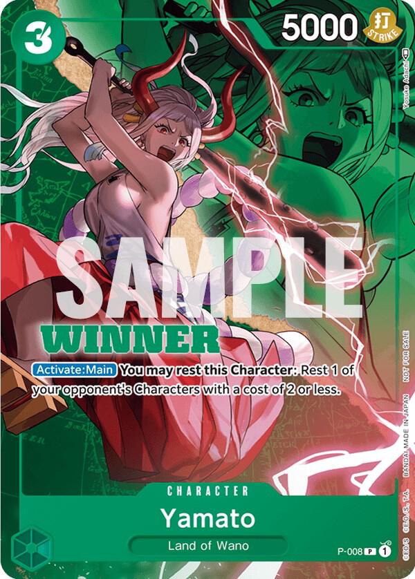 Yamato (Winner Pack Vol. 1) - P-008 - One Piece Promotion Cards