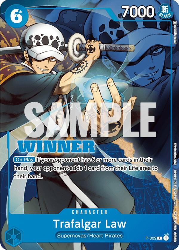 Trafalgar Law (Winner Pack Vol. 1) - P-009 - One Piece Promotion Cards