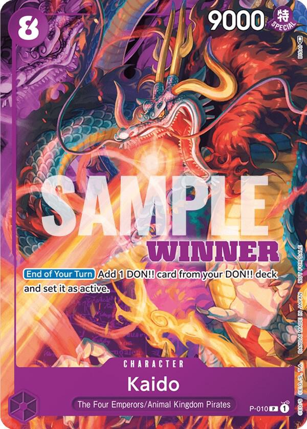 Kaido (Winner Pack Vol. 1) - P-010 - One Piece Promotion Cards