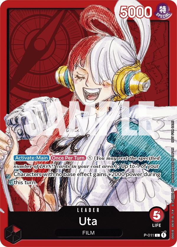 Uta (One Piece Film Red) - P-011 - One Piece Promotion Cards