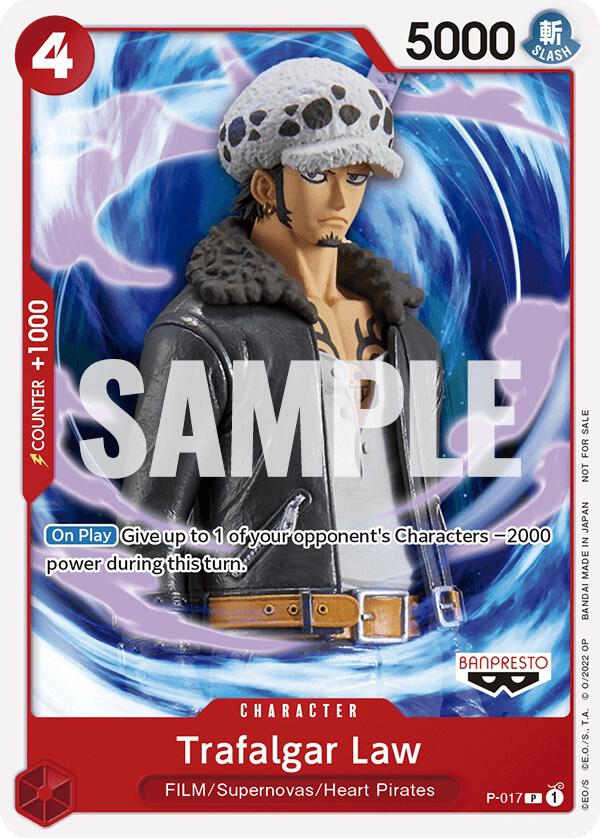 Trafalgar Law (One Piece Film Red) - P-017 - One Piece Promotion Cards