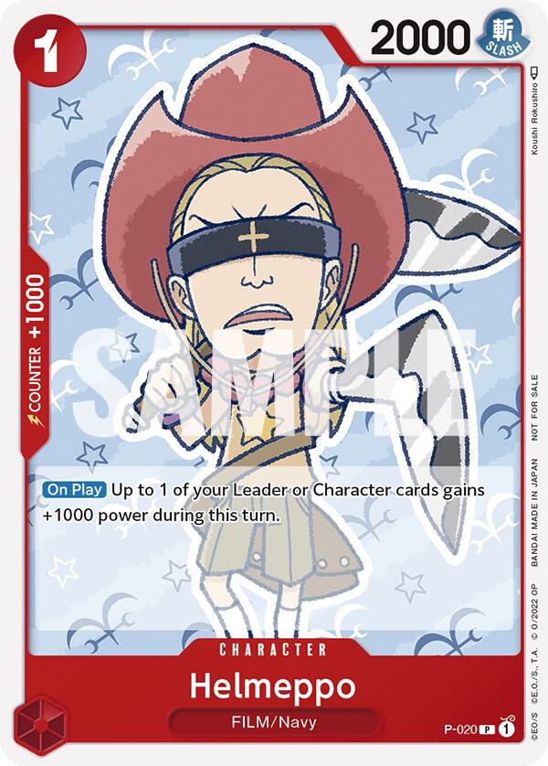 Helmeppo (One Piece Film Red) - P-020 - One Piece Promotion Cards