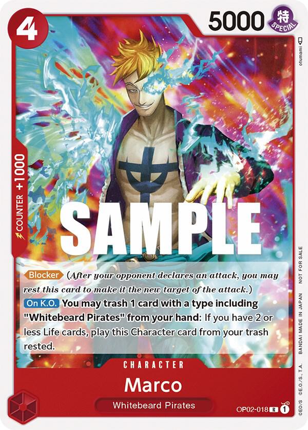 Marco (Promotion Pack 2023) - OP02-018 - One Piece Promotion Cards