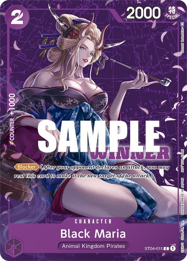 Black Maria (Tournament Pack Vol. 2, Winner) - ST04-011 - One Piece Promotion Cards