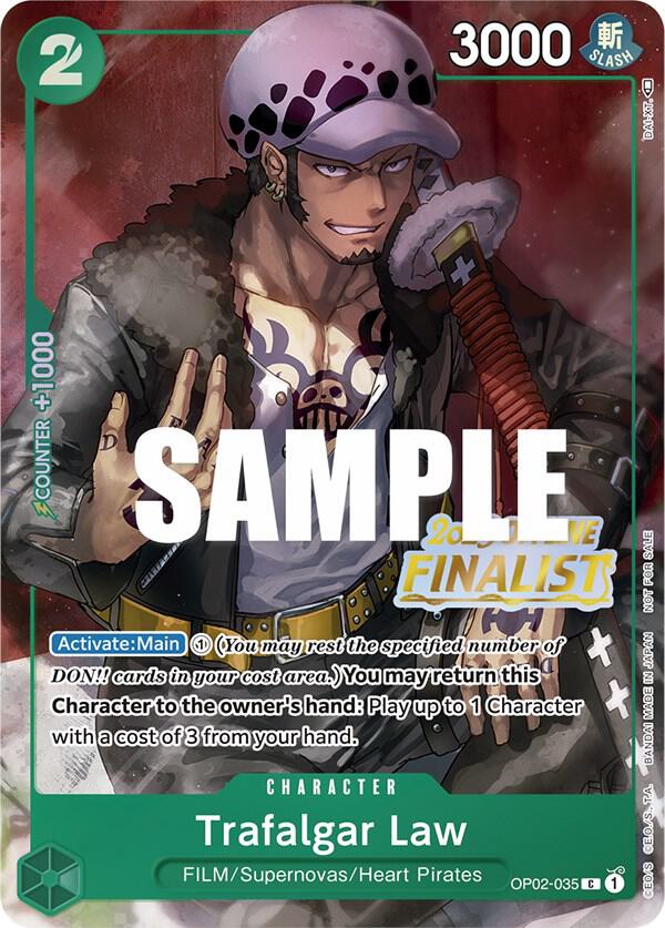 Trafalgar Law (Offline Regional 2023, Finalist) - OP02-035 - One Piece Promotion Cards