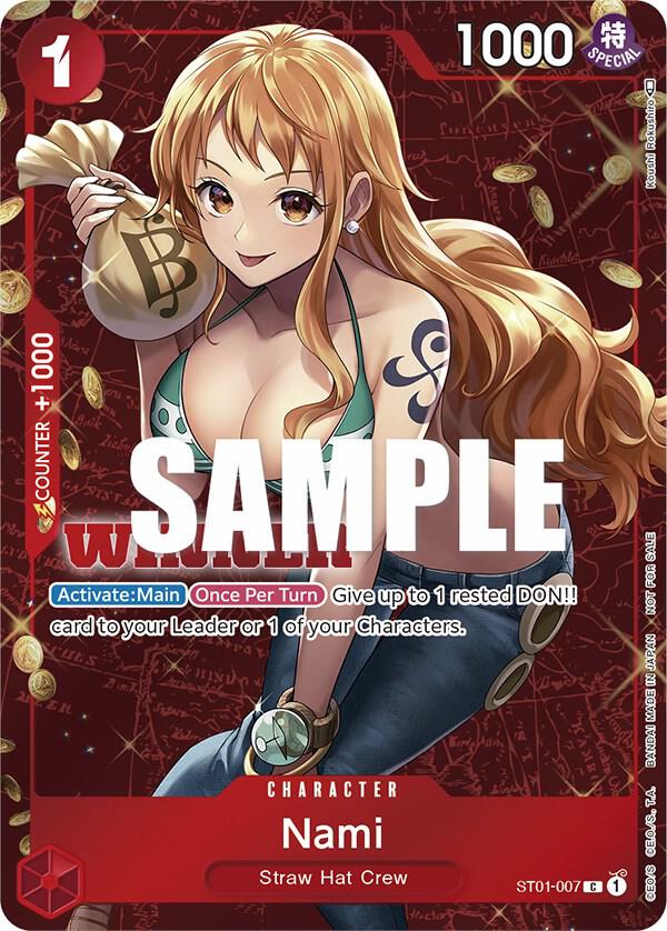 Nami (Tournament Pack Vol. 3, Winner) - ST01-007 - One Piece Promotion Cards
